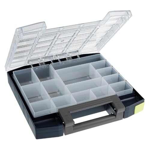 raaco Boxxser 55 5x5-15: Robuste Sortierbox für Werkstatt, 15 Einsätze, Sortimentskasten & Sortierboxen für Kleinteile, Traglast 10 kg, Sichere Aufbewahrung, 28.4 x 29.8 x 5.5 cm raaco Boxxser 55 5x5-15: Robuste Sortierbox für Werkstatt, 15 Einsätze, Sortimentskasten & Sortierboxen für Kleinteile, Traglast 10 kg, Sichere Aufbewahrung, 28.4 x 29.8 x 5.5 cm von Raaco