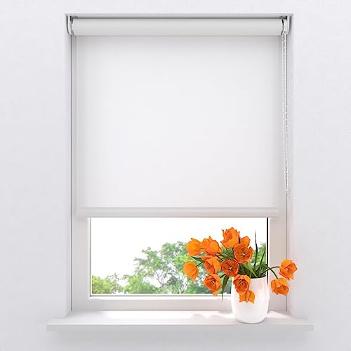 Rollo Easy Base - Lichtdurchlässig - Weiß - 100 x 190 von Raamdecoratie.com