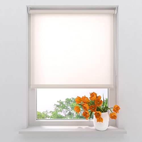 Rollo Easy Mini - Lichtdurchlässig - Creme - 90 x 210 von Raamdecoratie.com