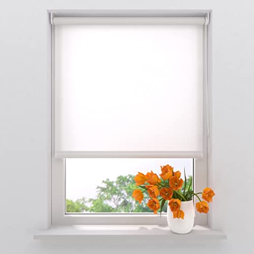 Rollo Easy Mini - Lichtdurchlässig - Weiß - 100 x 150 von Raamdecoratie.com