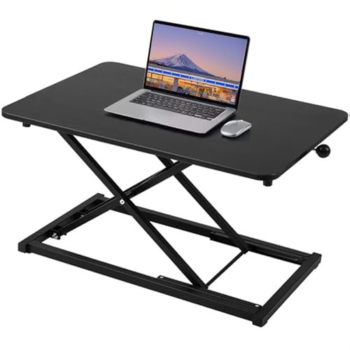 Raathionty Stehtisch-Konverter, höhenverstellbar, Tastaturerhöhung für Stehpult, Computertastatur-Ständer für Desktop, ergonomischer Sitz-/Steh-Computer-Arbeitsplatz, Schwarz, Größe 59,9 cm Raathionty Stehtisch-Konverter, höhenverstellbar, Tastaturerhöhung für Stehpult, Computertastatur-Ständer für Desktop, ergonomischer Sitz-/Steh-Computer-Arbeitsplatz, Schwarz, Größe 59,9 cm von Raathionty