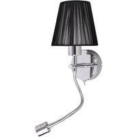 Wandlampe mit Schwanenhals LED E14 Schalter
