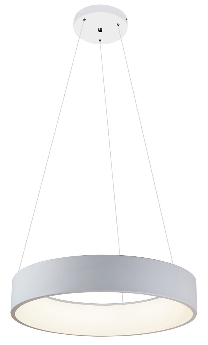 Rabalux Adeline LED Pendelleuchte matt weiß 600mm indirektes Licht rund von Rabalux