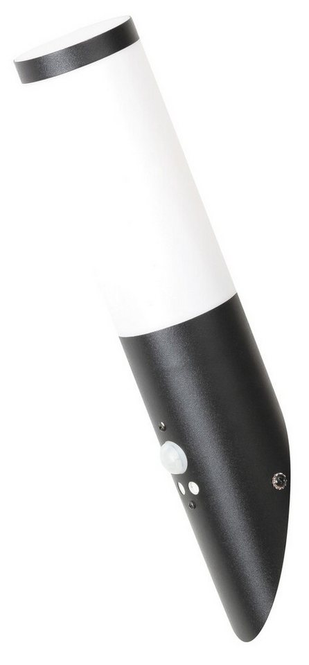 Rabalux Außen-Wandleuchte Black torch-Black torch" rostfreier Stahl, weiß, E27, IP44, L365mm, wassergeschützt" von Rabalux