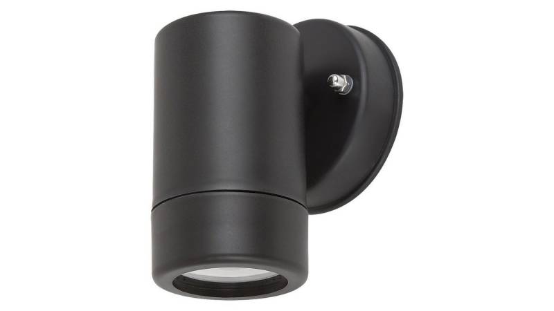 Rabalux Außen-Wandleuchte "Medina" Kunststoff, schwarz, GU10, IP44, L120mm, wassergeschützt von Rabalux