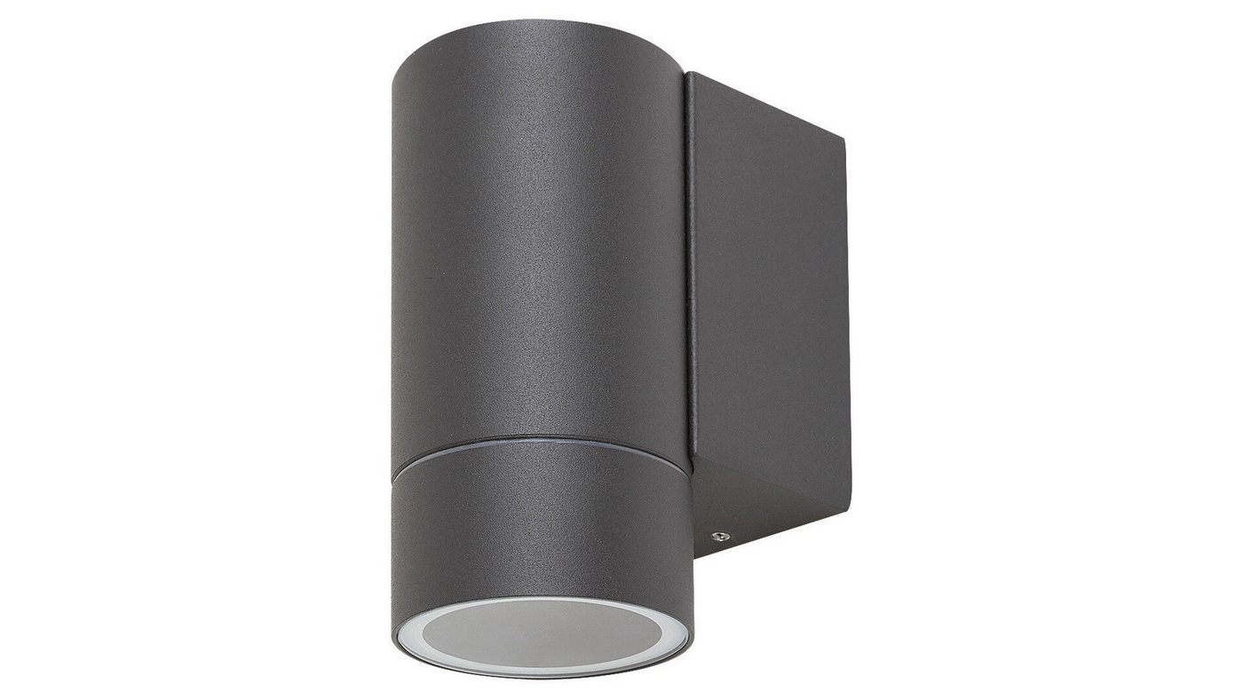 Rabalux Außen-Wandleuchte "Phoenix" Metall, anthrazit, GU10, IP54, L123mm, wassergeschützt von Rabalux