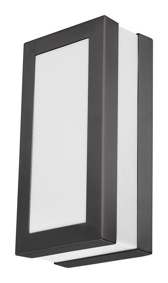 Rabalux Außen-Wandleuchte "Stuttgart" Metall, anthrazit, E27, IP44, L250mm, wassergeschützt von Rabalux