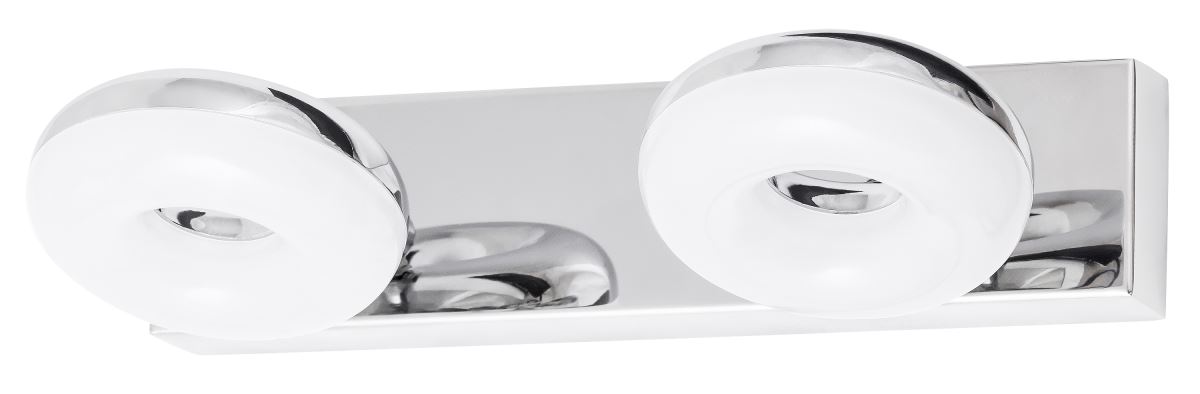 Rabalux Beata LED Wandleuchte chrom IP44, 2x 465lm, 4000K von Rabalux