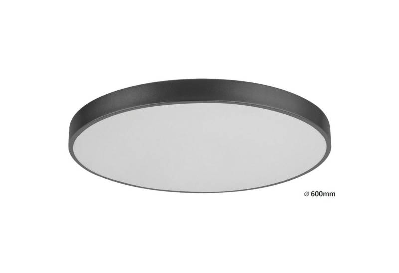 Rabalux Deckenleuchte, Deckenleuchte Tesia ind. Decken-LED 60W Silber/Schwarz von Rabalux