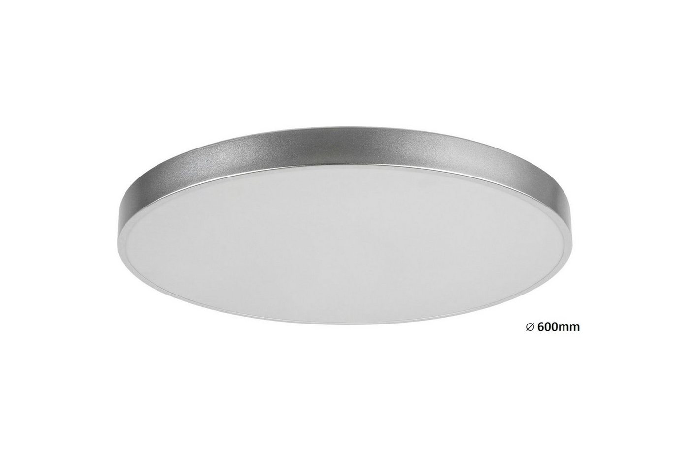 Rabalux Deckenleuchte, Deckenleuchte Tesia ind. Decken-LED 60W Silber/Schwarz von Rabalux