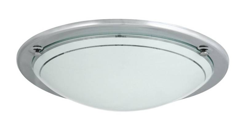 Rabalux Deckenleuchte "Ufo" 2-flammig, Metall, silber, rund, E27, ø380mm von Rabalux