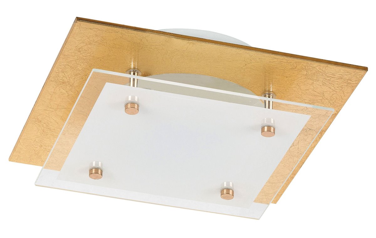 Rabalux June LED Deckenleuchte goldfoiled, weiß 960lm 3000K von Rabalux