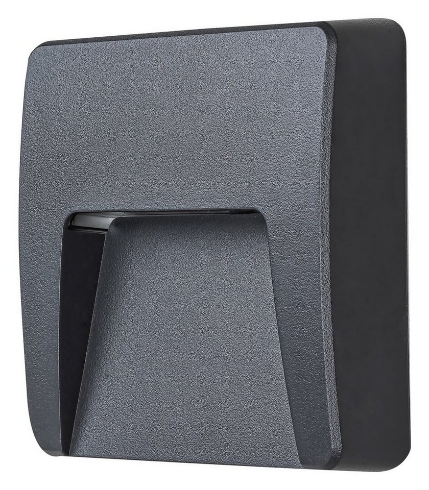 Rabalux LED Außen-Wandleuchte "Trento" Kunststoff, anthrazit, quadratisch, 3W, neutralweiß, 100lm, wassergeschützt, neutralweiß Rabalux LED Außen-Wandleuchte "Trento" Kunststoff, anthrazit, quadratisch, 3W, neutralweiß, 100lm, wassergeschützt, neutralweiß von Rabalux