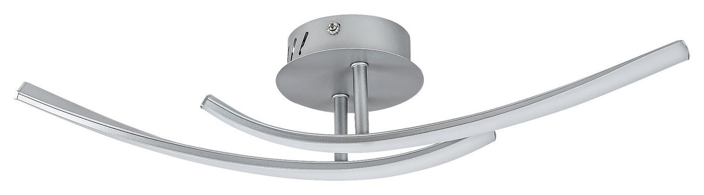 Rabalux LED Deckenleuchte Tatjana" Metall, silber, 15W, neutralweiß, 1000lm, 4000K, L120mm, mit Leuchtmittel, neutralweiß" von Rabalux