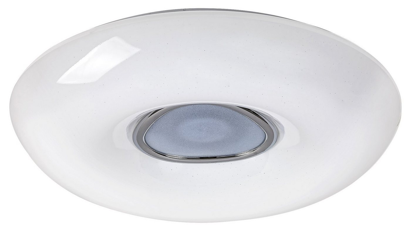 Rabalux LED Deckenleuchte Tayla" Metall, weiß, rund, 60W, 4200lm, ø500mm, dimmbar mit Leuchtmittel Dimmart: mit Fernbedienung" von Rabalux
