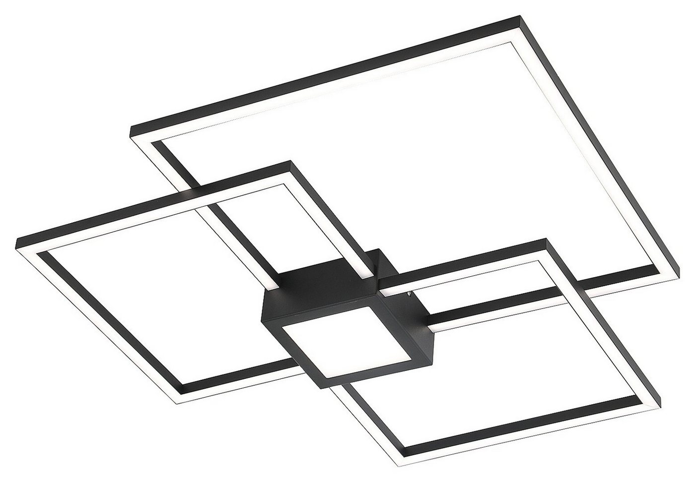 Rabalux LED Deckenleuchte Thabita" Metall, weiß, 38W, neutralweiß, 2250lm, 4000K, 660x660mm, dimmbar mit Leuchtmittel Dimmart: 3-stufige Wandschalter-Dimmung, neutralweiß" von Rabalux