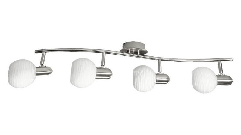 Rabalux LED Deckenspots "Aurel" 4-flammig, Metall, silber, E14, L150mm Rabalux LED Deckenspots "Aurel" 4-flammig, Metall, silber, E14, L150mm von Rabalux