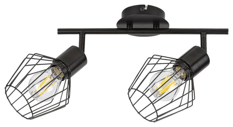 Rabalux LED Deckenspots "Belano" 2-flammig, Metall, schwarz, E27, L210mm Rabalux LED Deckenspots "Belano" 2-flammig, Metall, schwarz, E27, L210mm von Rabalux