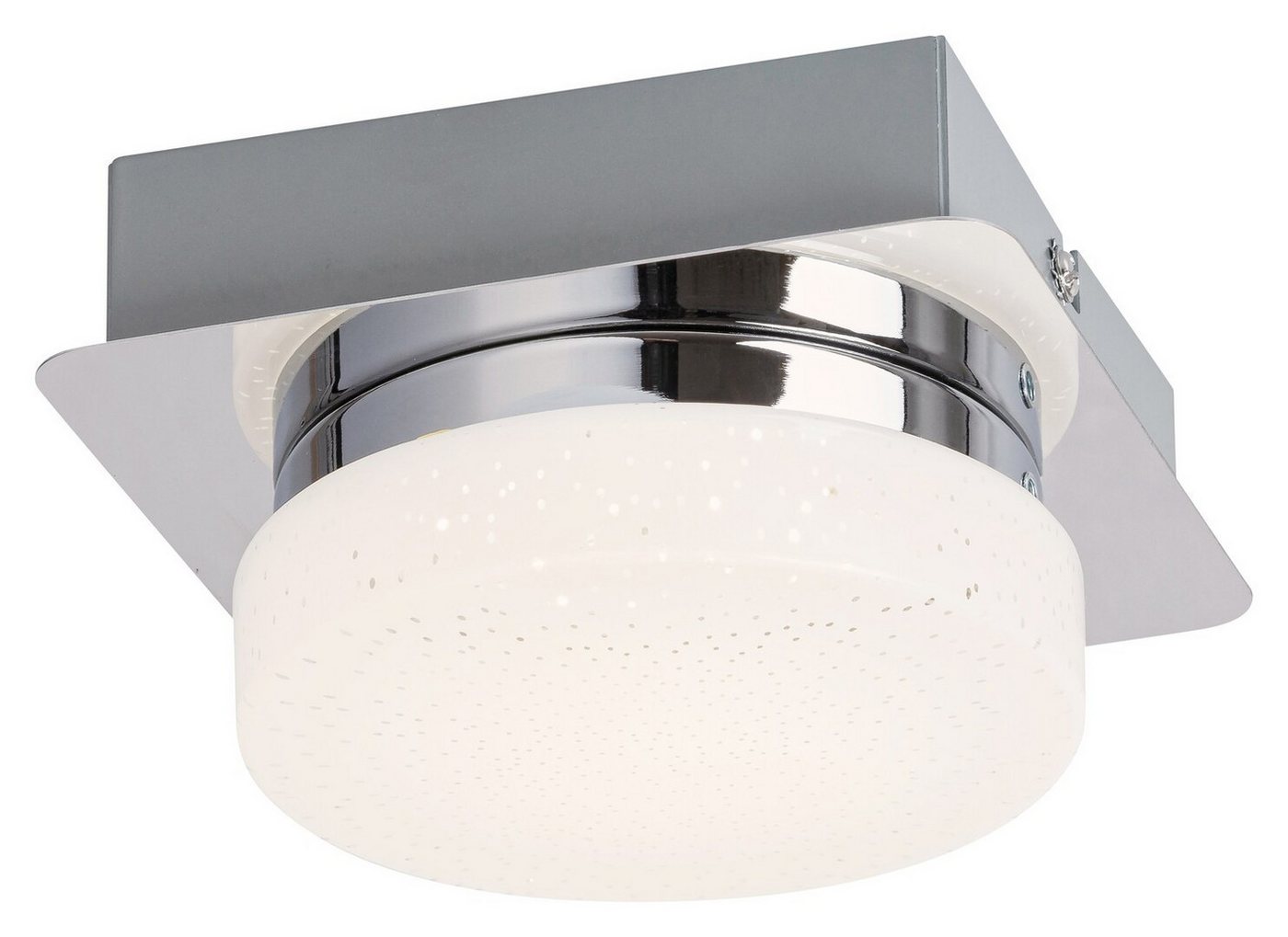 Rabalux LED Deckenspots Hilary" Metall, silber, 5W, neutralweiß, 400lm, 130x130mm, mit Leuchtmittel, neutralweiß" von Rabalux