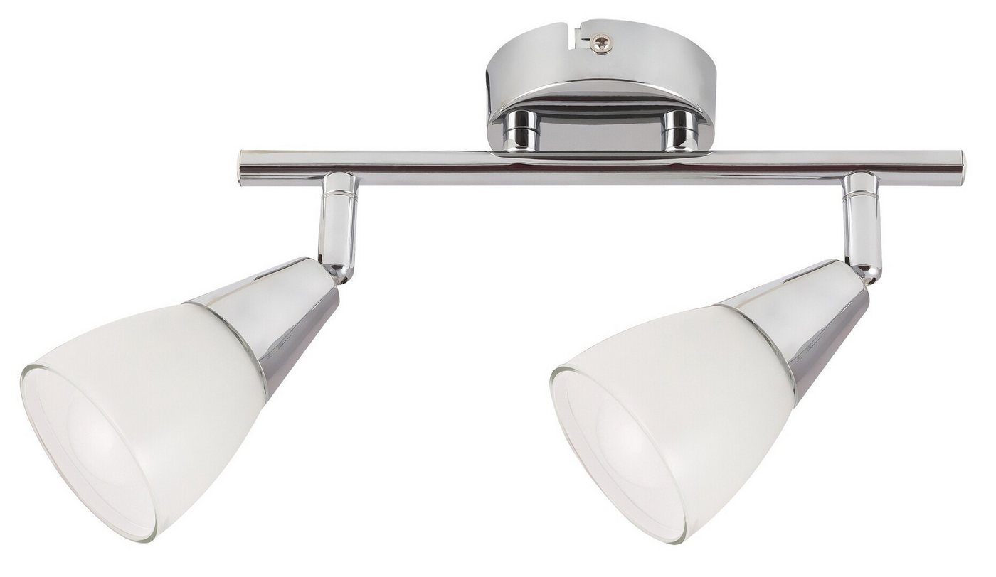 Rabalux LED Deckenspots "Nicolette" 2-flammig, Metall, silber, E14, L80mm Rabalux LED Deckenspots "Nicolette" 2-flammig, Metall, silber, E14, L80mm von Rabalux