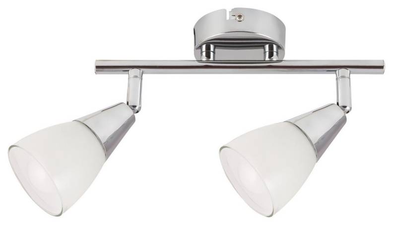 Rabalux LED Deckenspots "Nicolette" 2-flammig, Metall, silber, E14, L80mm von Rabalux