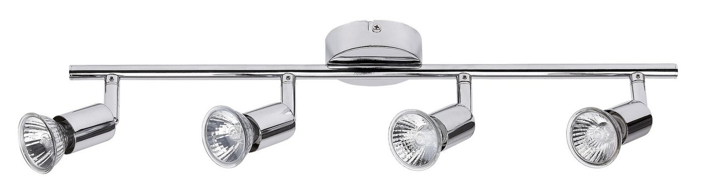 Rabalux LED Deckenspots Norton" 4-flammig, Metall, silber, GU10, L80mm" von Rabalux