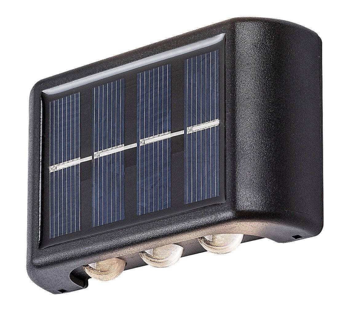 Rabalux LED Solarleuchte Kangton" Kunststoff, schwarz, 1,2W, warmweiß, 8lm, L55mm, mit Leuchtmittel wassergeschützt batteriebetrieben mit Dämmerungssensor solarbetrieben, warmweiß" von Rabalux