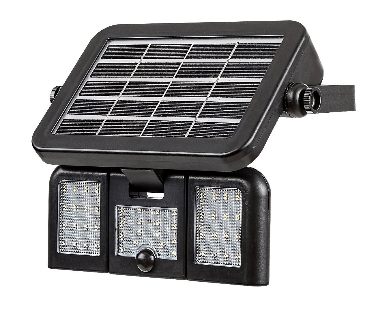 Rabalux LED Solarleuchte Lihull" Kunststoff, schwarz, 9,6W, neutralweiß, 500lm, L130mm, mit Leuchtmittel wassergeschützt solarbetrieben, neutralweiß" von Rabalux