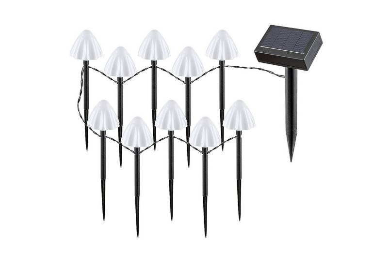 Rabalux LED Solarleuchte Skadar Solar-Gartenleuchten 10 LED-Leuchten wie Pilzen, warmweiß, LED, IP44, pilzförmiger Schirm Rabalux LED Solarleuchte Skadar Solar-Gartenleuchten 10 LED-Leuchten wie Pilzen, warmweiß, LED, IP44, pilzförmiger Schirm von Rabalux