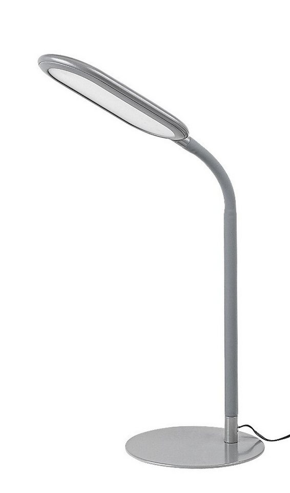 Rabalux LED Tischleuchte Adelmo" Metall, grau, 10W, 910lm, IP20, L330mm, dimmbar mit Leuchtmittel Dimmart: mit Berührungsschalter" von Rabalux