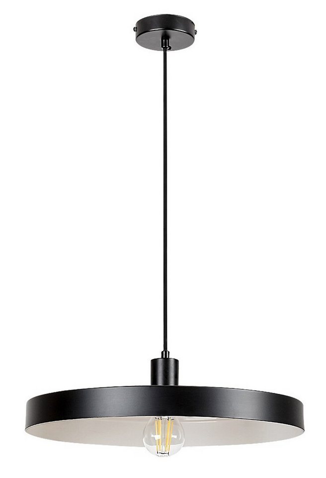 Rabalux Pendelleuchte "Alatar" Metall, schwarz, rund, E27, ø400mm von Rabalux