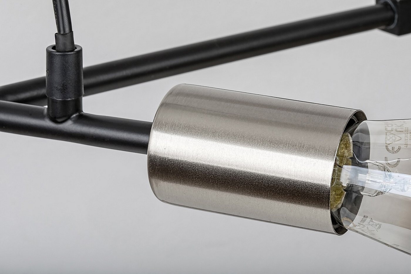 Rabalux Pendelleuchte "Branwen" 7-flammig, Metall, schwarz, E27, L500mm von Rabalux