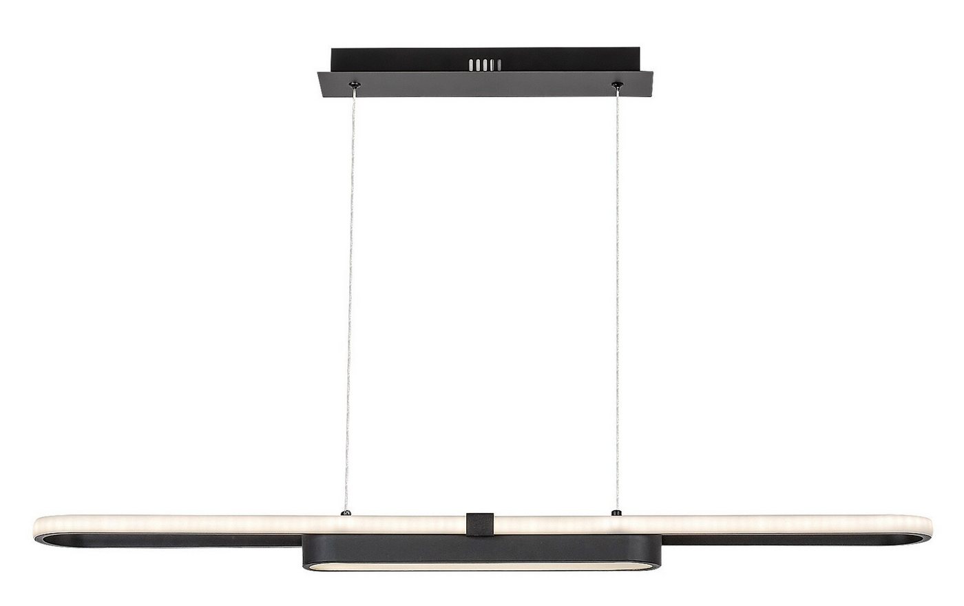 Rabalux Pendelleuchte "Contessa" Metall, schwarz, 48W, neutralweiß, 2550lm, B1000mm, neutralweiß von Rabalux