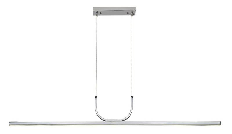 Rabalux Pendelleuchte "Elia" Aluminium, silber, quadratisch, 25W, warmweiß, 1150lm, warmweiß von Rabalux