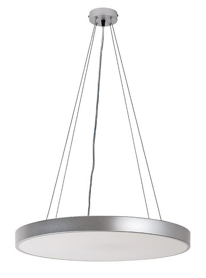 Rabalux Pendelleuchte "Tesia" Metall, silber, rund, 60W, 3500lm, ø600mm, dimmbar mit Leuchtmittel Dimmart: mit Fernbedienung mit Memoryfunktion von Rabalux