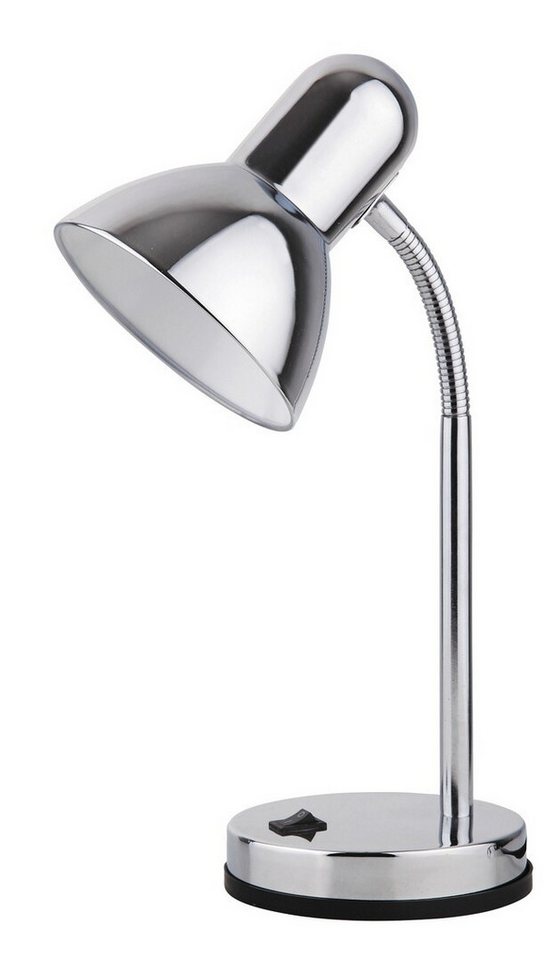 Rabalux Tischleuchte Clark" Metall, silber, E27, IP20, L330mm" von Rabalux