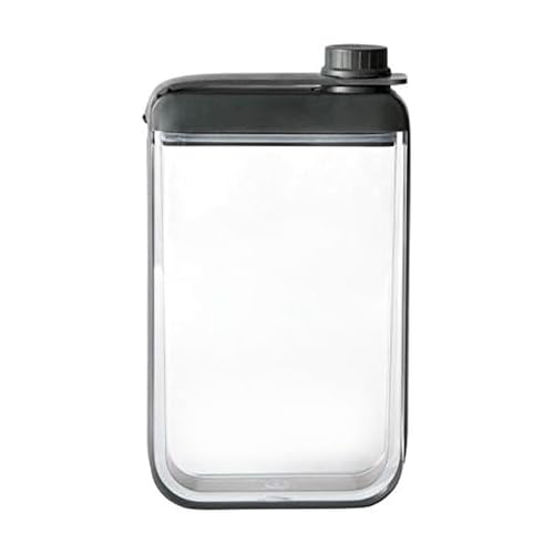 Rabbit R4-06138 Discreet Flask Diskreter Flachmann, edelstahl, Schwarz von Rabbit