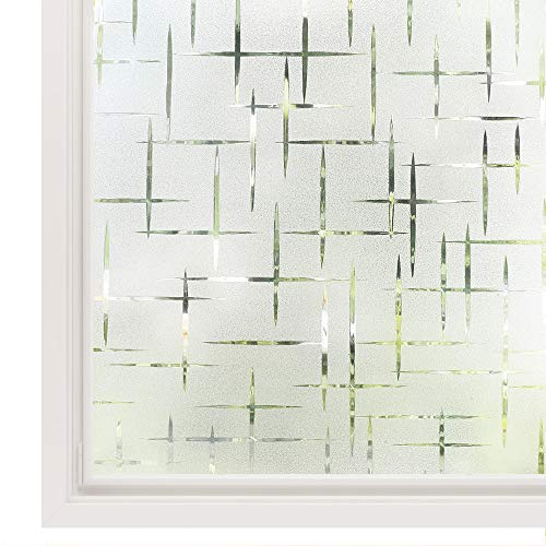 rabbitgoo Fensterfolie Statisch Haftend Sichtschutzfolie Selbstklebend Klebefolie Milchglasfolie Fenster Folie Milchglas Dekofolie für Bad Küche Anti-UV Kreuz 44.5 x 200 cm rabbitgoo Fensterfolie Statisch Haftend Sichtschutzfolie Selbstklebend Klebefolie Milchglasfolie Fenster Folie Milchglas Dekofolie für Bad Küche Anti-UV Kreuz 44.5 x 200 cm von rabbitgoo