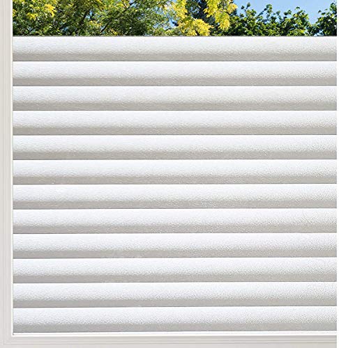 rabbitgoo blickdichte Fensterfolie Sichtschutzfolie Fenster Milchglasfolie Selbstklebend Folie Klebefolie für Bad Duschwand Streifen Jalousette 90 x 200 cm rabbitgoo blickdichte Fensterfolie Sichtschutzfolie Fenster Milchglasfolie Selbstklebend Folie Klebefolie für Bad Duschwand Streifen Jalousette 90 x 200 cm von rabbitgoo
