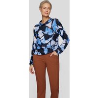 Rabe Langarmshirt, mit Allover-Print und Stehkragen von Rabe
