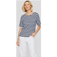 Rabe Rundhalsshirt im Streifen-Look, Halbarm Rabe Rundhalsshirt im Streifen-Look, Halbarm von Rabe