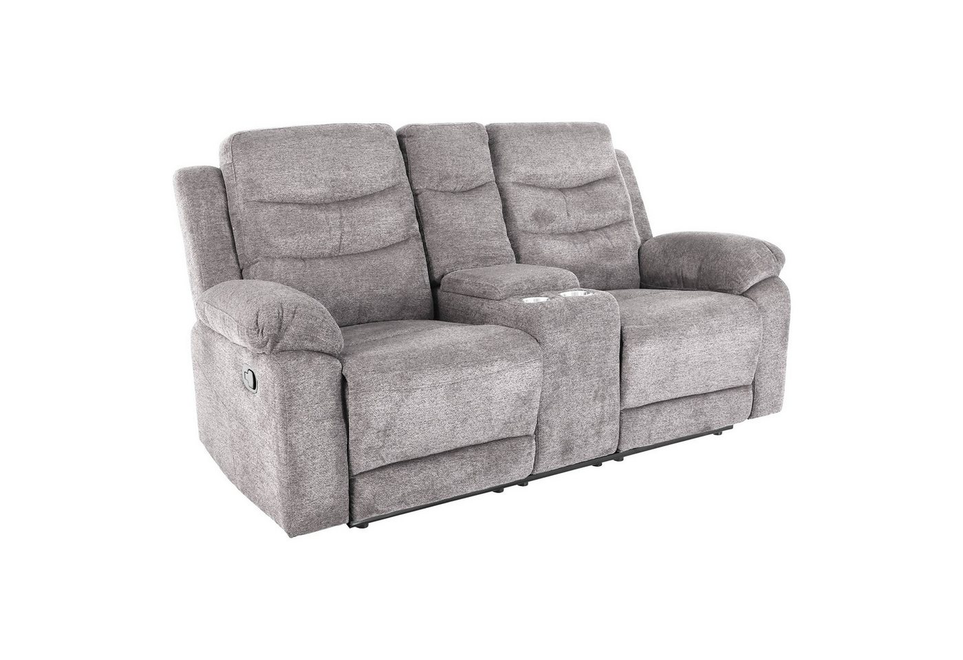 Raburg 2-Sitzer Kinosessel, 2er-Fernsehsessel, mechanische Relaxfunktion, Modell Pixx, Easy-Lift Liegefunktion, Komfortpolsterung, je Sitz 130 kg belastbar von Raburg