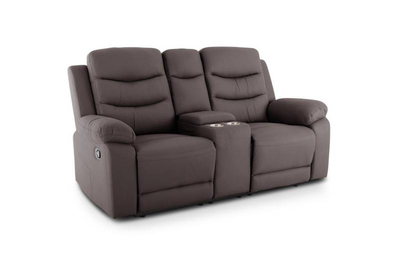 Raburg 2-Sitzer Kinosessel, 2er-Fernsehsessel, mechanische Relaxfunktion, Modell Pixx, Easy-Lift Liegefunktion, Komfortpolsterung, je Sitz 130 kg belastbar von Raburg