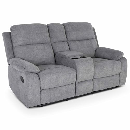 Raburg Kinosessel, 2er-Fernsehsessel mit Relaxfunktion|Liegefunktion, mechanisch, für 2 Personen, Taschenfederkern-Polsterung, Belastbarkeit je Sitzplatz 150 kg, Flix, Mikrofaser|Hellgrau Raburg Kinosessel, 2er-Fernsehsessel mit Relaxfunktion|Liegefunktion, mechanisch, für 2 Personen, Taschenfederkern-Polsterung, Belastbarkeit je Sitzplatz 150 kg, Flix, Mikrofaser|Hellgrau von Raburg