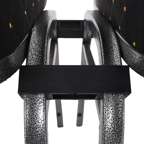 Raburg Bankettstuhl-Verbinder|18er-Set|passend für Stapelstuhl David|(10er-Set)|es Werden für 2 Bankettstühle 2 Verbinder benötigt|verbindet 10 Stühle|Clips, Schwarz von Raburg