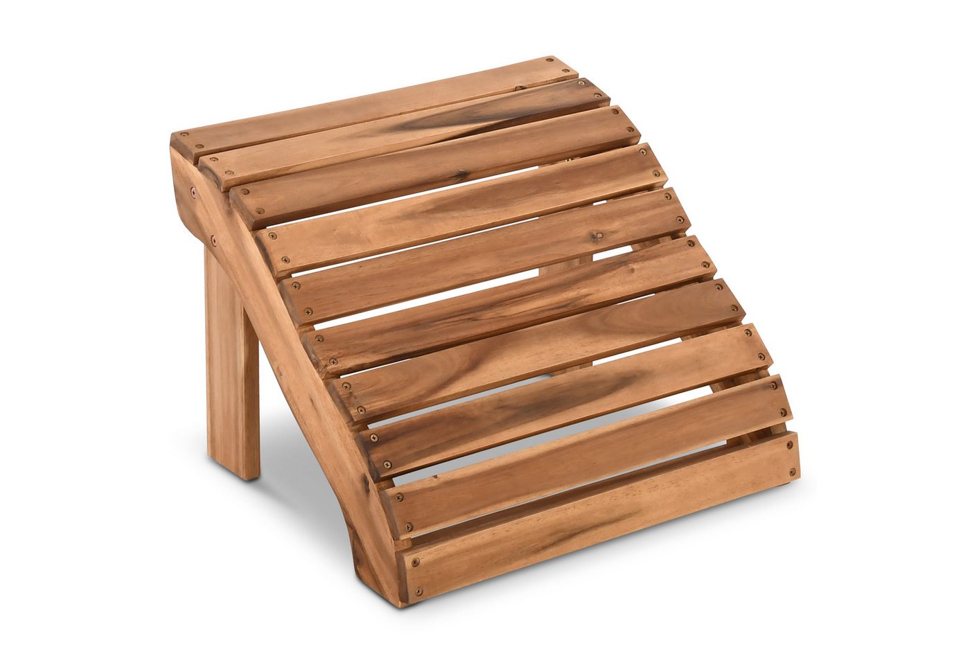 Raburg Gartensessel Sunja Premium, XXL Design-Gartenstuhl oder Fußhocker, Akazie Hartholz, Design-Canadian Adirondack Deck-Chair oder dazu passende Fußbank von Raburg