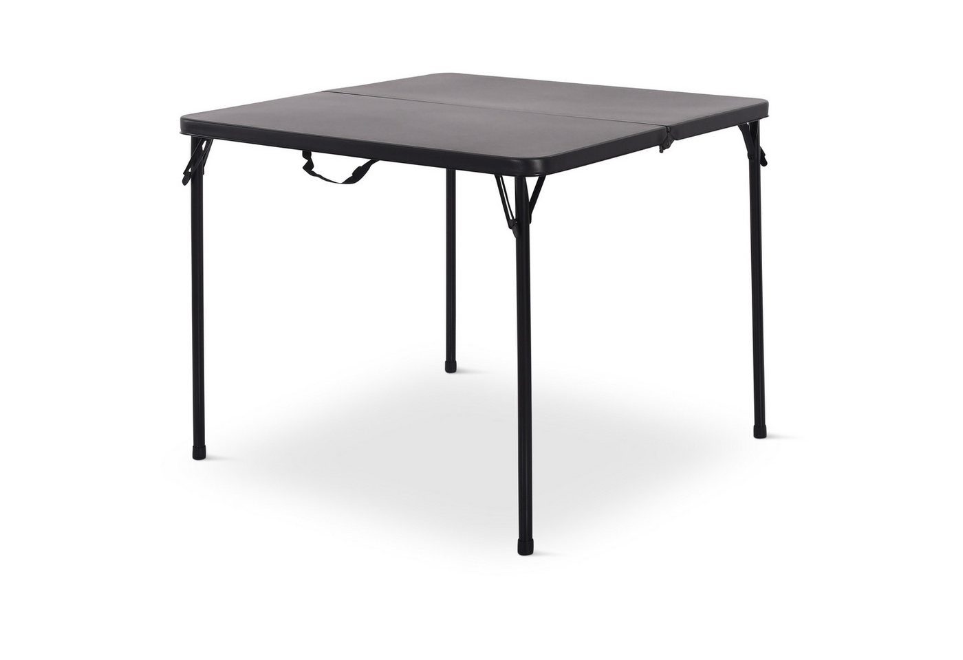 Raburg Klapptisch 4 Personen, Camping-Klapptisch in Schwarz, Garten & Outdoor, Jonas, einteilig, 86 cm x 86 cm, leicht, klappbar, Belastbarkeit 20 kg von Raburg