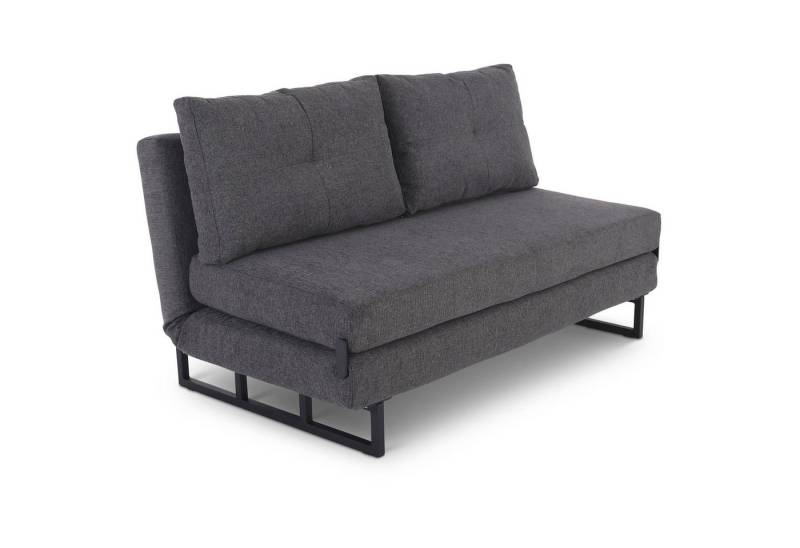 Raburg Schlafsofa 2-Sitzer mit Gästebett-Funktion & 150×192 cm Liegefläche, Zara, Komfortschaum, 6-fach verstellbares Kopfteil, rückenbezogen, modern von Raburg