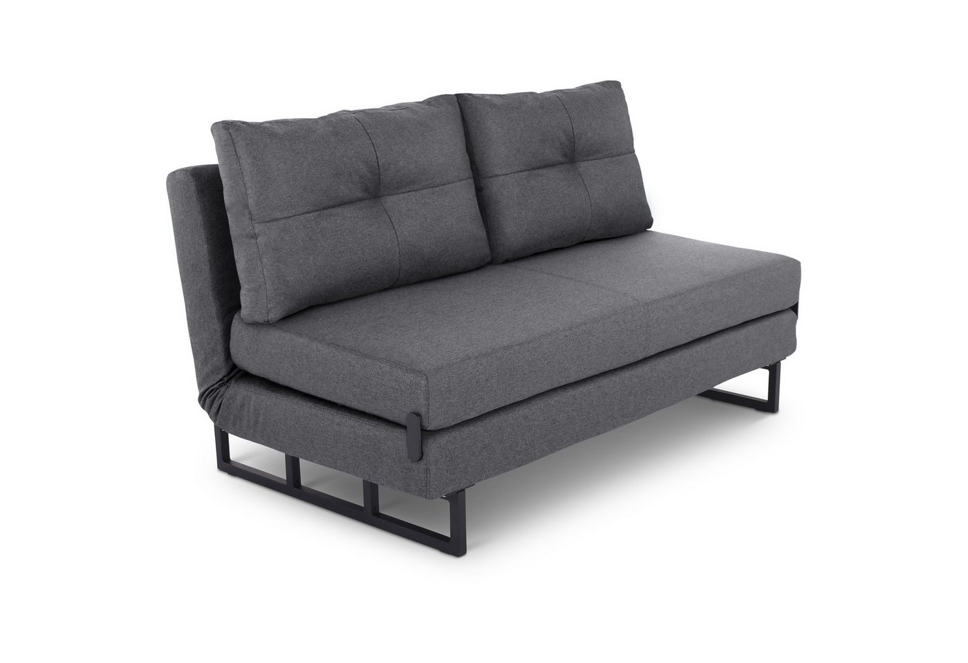 Raburg Schlafsofa 2-Sitzer mit Gästebett-Funktion & 150×192 cm Liegefläche, Zara, Komfortschaum, 6-fach verstellbares Kopfteil, rückenbezogen, modern von Raburg