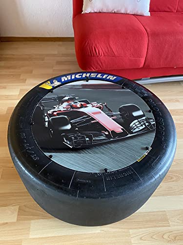 Formel 1 - Racing Slick Deko/Beistell-Tisch (aus der DTM/GT 3..) Geschenke für Männer, Motorsportgeschenk von Race Tire Art